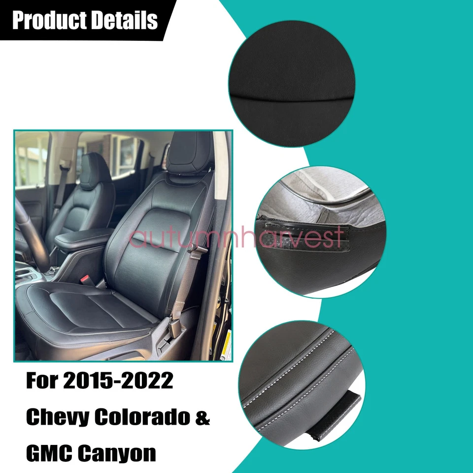 Capa de assento inferior para motorista/passageiro Chevy Colorado e GMC Canyon WT 2015-2022 - Imagem 4 de 4