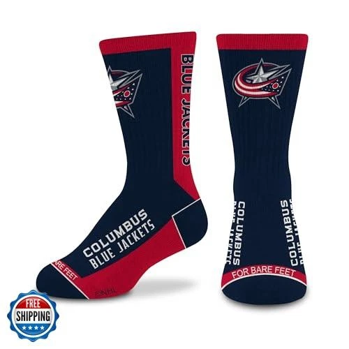 For Bare Feet NHL COLORADO AVALANCHE MVP Crew Sock Team Color Youth - Image 2 of 3