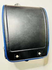 Japanese School Bag Blue/Black/white Backpack Japanese School ( Randoseru Style)