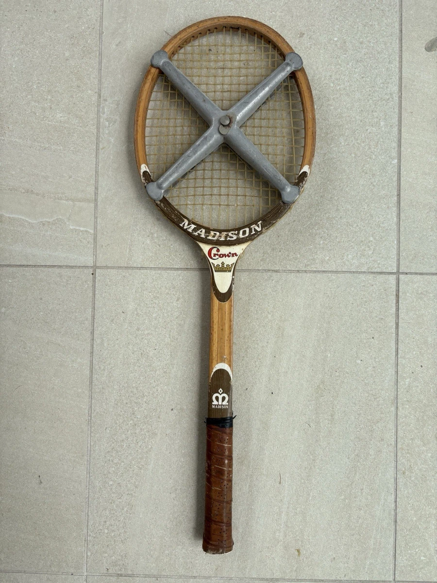 Raquette De Tennis Vintage Australie – Métal, Marque Chassas – Années 60