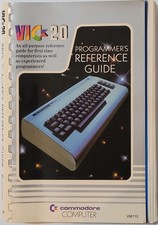 Commodore VIC-20 Programmer's Reference Guide Vintage Computer Book Manual