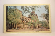 Postcard Grand Union Hotel Saratoga Springs NY H25