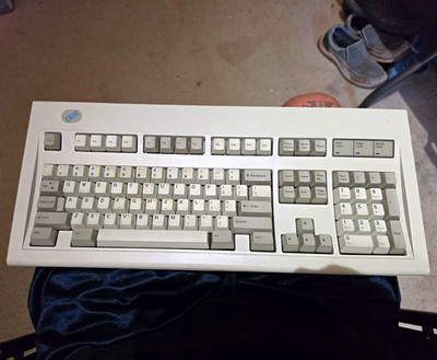 IBM Model M 1391401 Mechanical Wired Keyboard Enhanced Function Keys Beige/Gray
