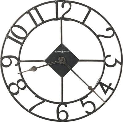 Howard Miller Hagerman Oversized Wall Clock II 547-693   14-Inch Diameter, Wroug