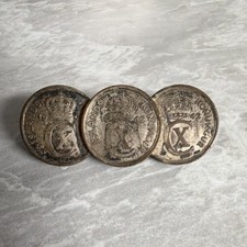 1942 Islandzka moneta broszka skandynawska ręcznie robiona vintage miedziana biżuteria