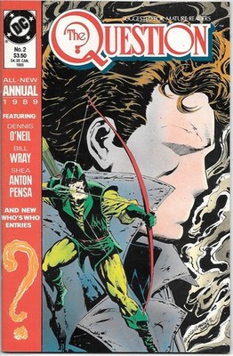 The Question Comic Book Annual #2 DC Comics 1989 VERY HIGH GRADE NEW UNREAD