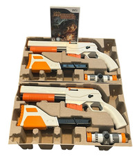 Cabela's Dangerous Hunts 2011 Wii Limited Edition 2 Pack Top Shot Elite Guns CIB