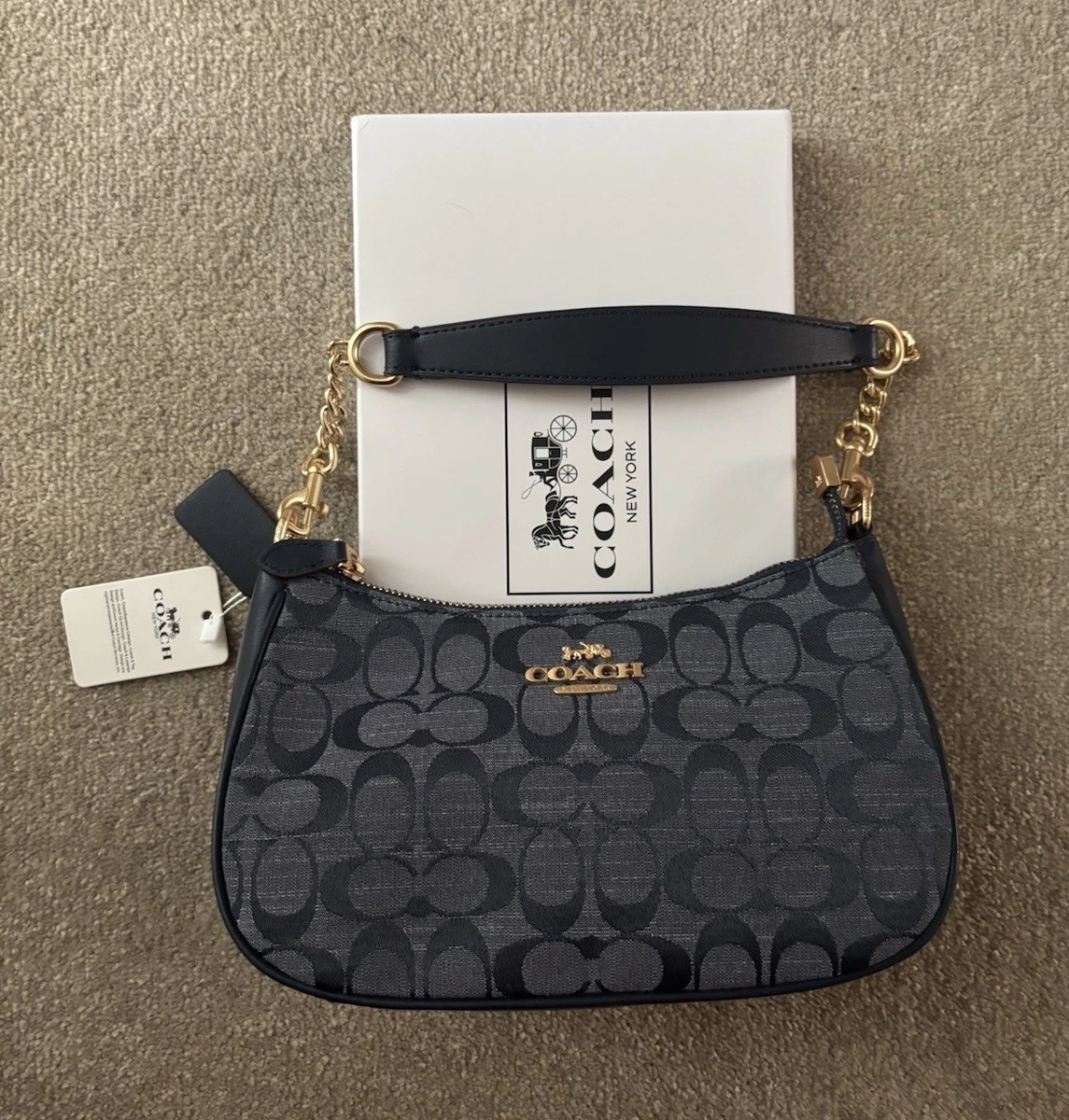 Coach Shoulder Bag Blue Bags & Handbags for Women for sale | eBay UK