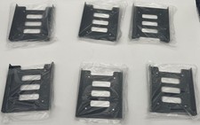 Lot of 6 Metal 2.5" to 3.5" SSD HDD Mounting Bracket Adapter Drive Bay Trays