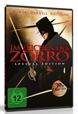 Im Zeichen des Zorro (1940)[2 DVD 's/NEU/OVP] Tyrone Power, Basil Rathbone
