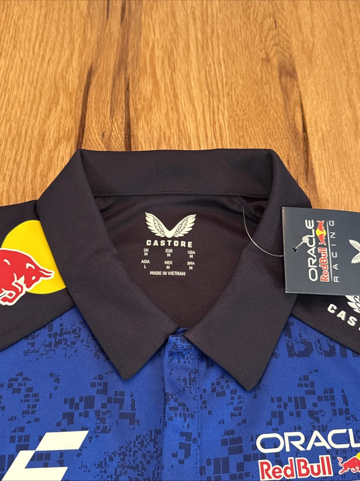 Red Bull Racing F1 Team 2026 Polo Shirt Driver Isack Hadjar Mens MEDIUM - New 5