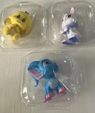 Neopets Phatmojo Minifigure -Lot Of 3-Kacheek,Acara, Cybunny -  No Codes 