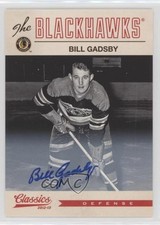 2012-13 Panini Classics Signatures Auto Bill Gadsby #148 Auto HOF 2y5