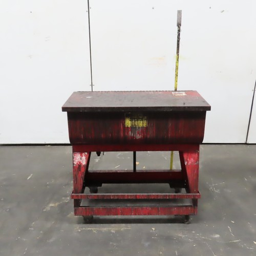 Justrite 27220 22 Gallon Flammable Liquid Safety Rinse Tank Foot Pedal Operated