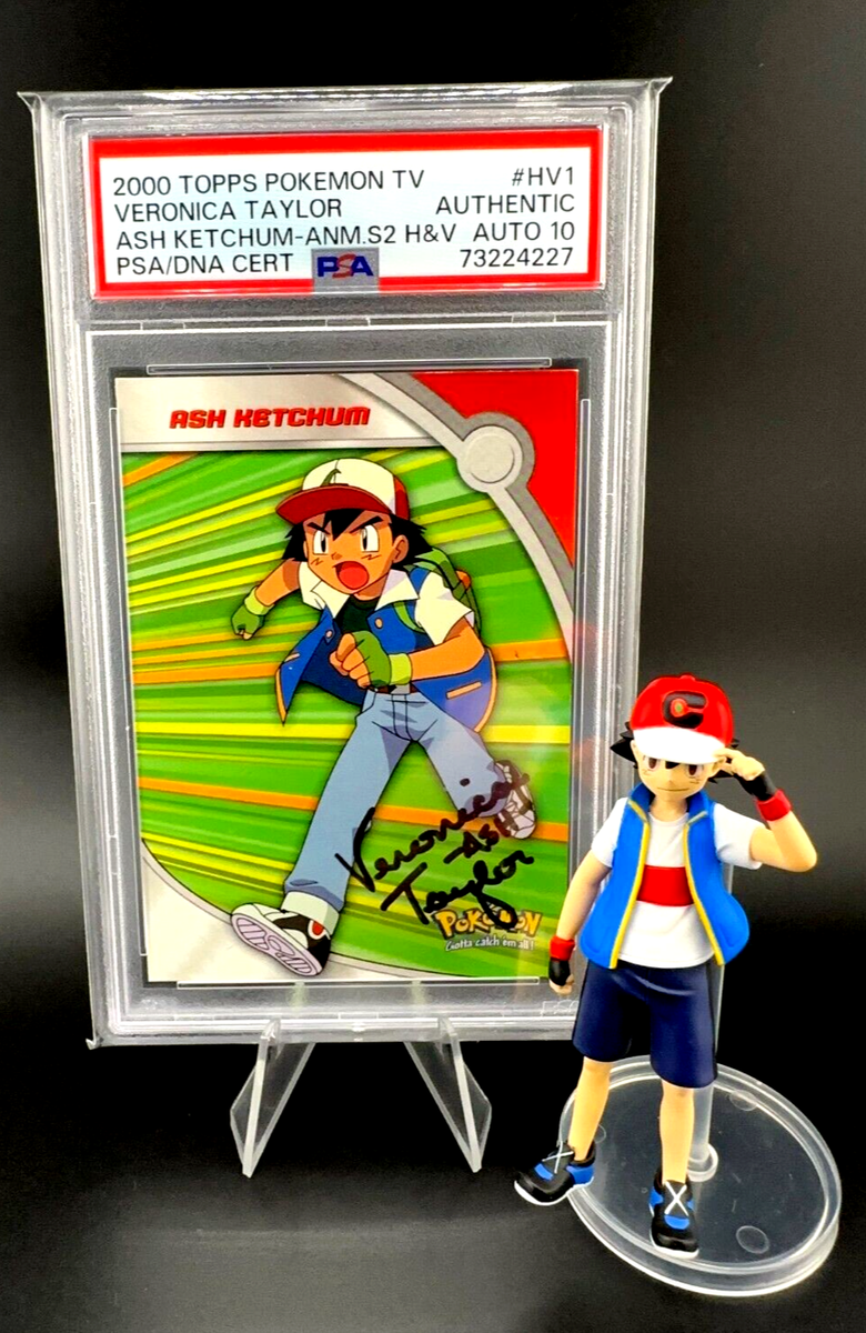 💎 Ash Ketchum PSA 10 Veronica Taylor Signed 2000 Pokemon Topps