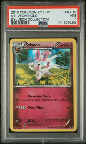 2013 POKEMON XY BLACK STAR PROMO SYLVEON #XY04 HOLO FOIL PSA 7 NM #104679290