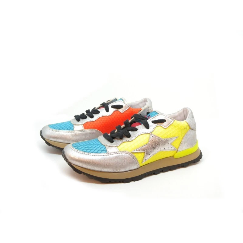 Ishikawa scarpe top basse argento