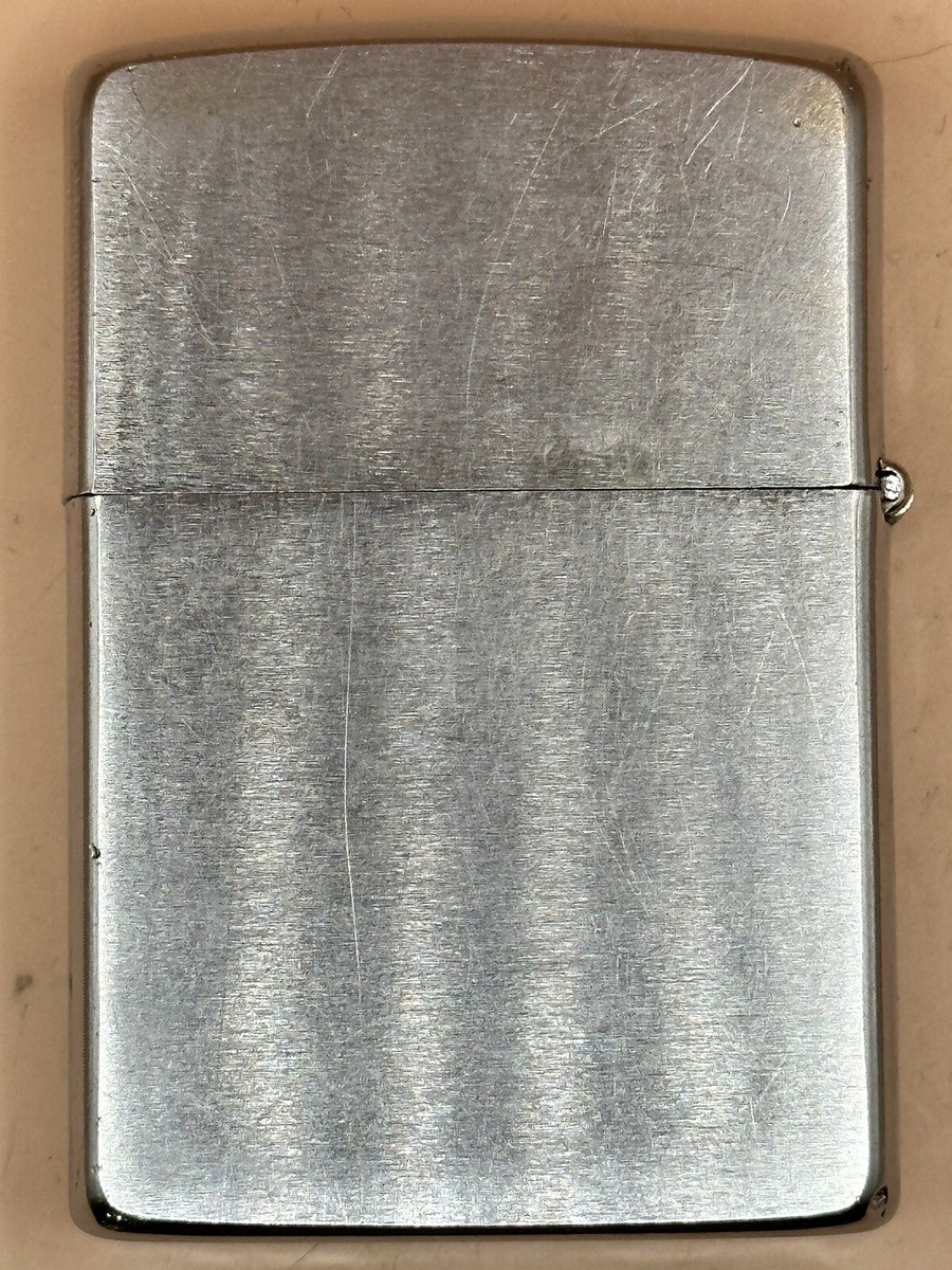 Vintage 1990 Saudi Arabia Military Chrome Zippo Lighter Dhahran