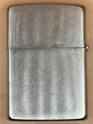 Vintage 1990 Saudi Arabia Military Chrome Zippo Lighter Dhahran