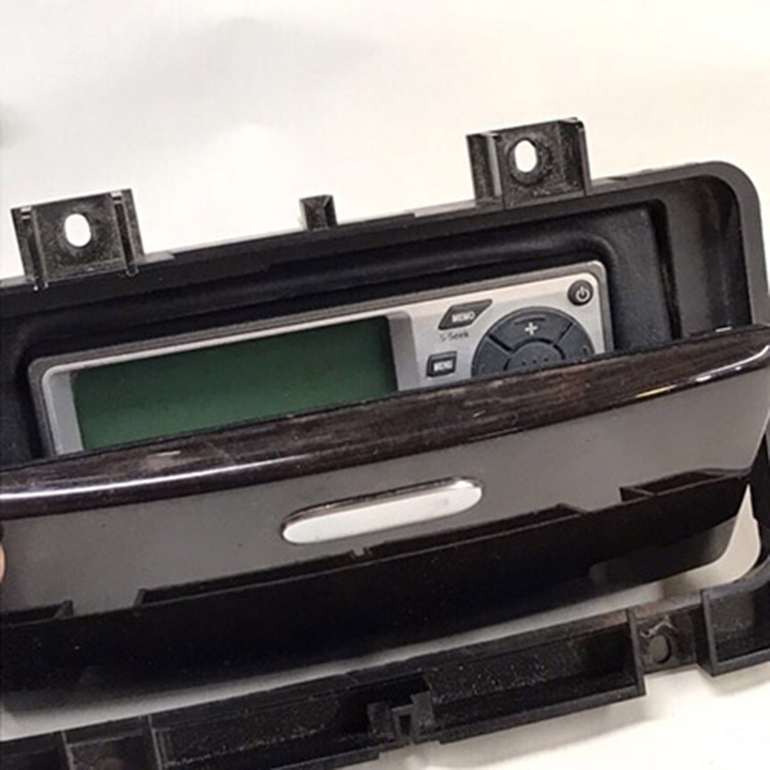 Bentley Continental Ashtray with Sirius XM Radio Insert, Walnut Burl