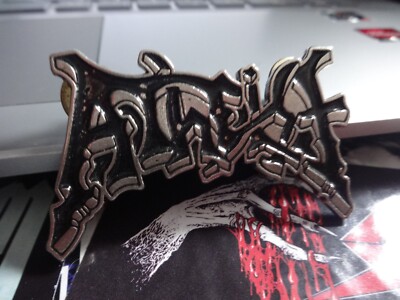 Atheist Badge Pin Death Metal Cynic Solstice