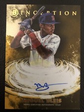 Miguel Bleis 2021 Bowman Inception Primordial Prospect Gold Auto 40/50