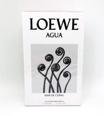 Loewe AGUA MAR DE CORAL 150ml Eau de Toilette 5.1 Fl. Oz UNISEX- FORMATO ANTIGUO