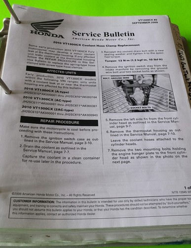HONDA 2003 BULLETINS - Picture 4 of 5