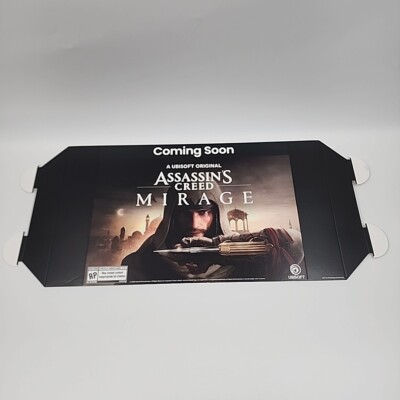 Assassin's Creed Mirage Gamestop Marketing Display Poster 12in(21in) x 9in #1