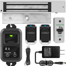 Access Control Outswinging 600Lb Electric Magnetic Door Lock System with Remote