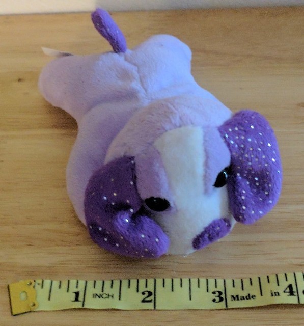Fun Stuff Inc Small 5" Purple Puppy Dog Plush Stuffed Animal eBay