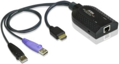 ATEN HDMI USB Virtual Media KVM Adapter Cable with Smart Card ReaderModel KA7168