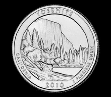 2010 D Yosemite National Park Quarter California "Brilliant Uncirculated" ATB 