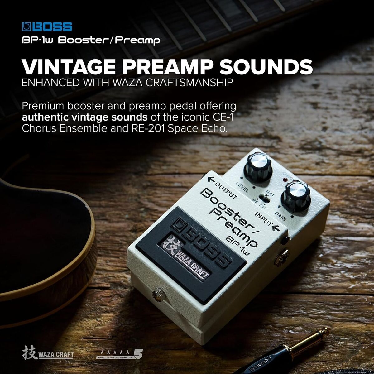 BOSS BP-1W Booster Preamp WAZA CRAFT JAPAN NEW | eBay BOSS BP-1W Booster Preamp WAZA CRAFT JAPAN NEW | eBay