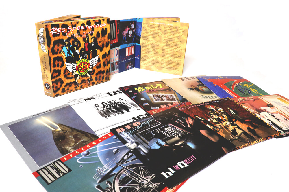 REO Speedwagon 'Classic Years 1978-1980' 9CD Box Set- NUOVO E SIGILLATO