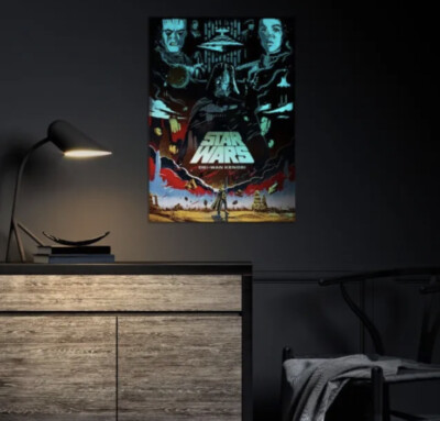 Displate Limited Edition Star Wars Obi-Wan Kenobi BRANDNEU X/1000