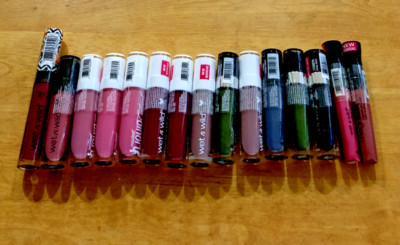 15 Wet N Wild Liquid Catsuit High Shine, Megalast & Lipgloss Mixed Lot Lipstick