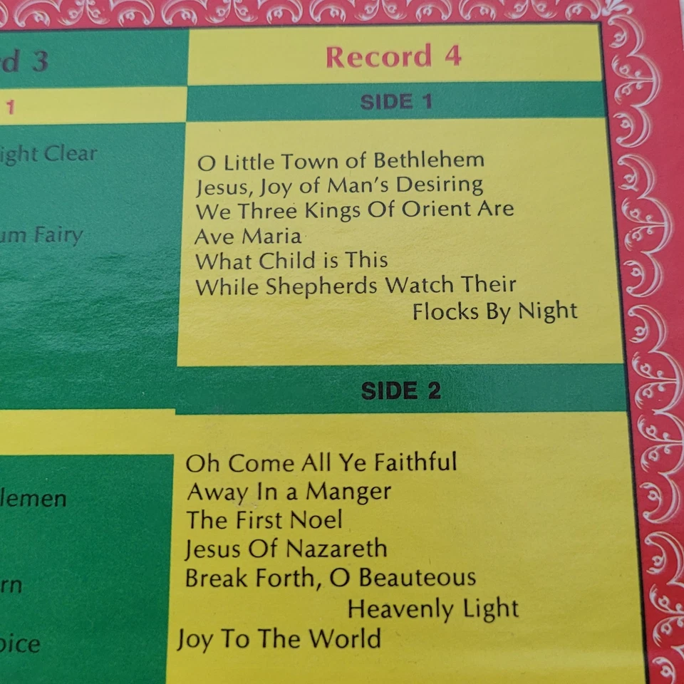 Vintage Christmas At The Fireside Longines Symponette's  4 LP Box Set Vinyl VTG - Image 3 of 4