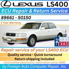 89661 - 50150 ECU Repair & Return Service, LS400 ECU repair with 5 year warranty