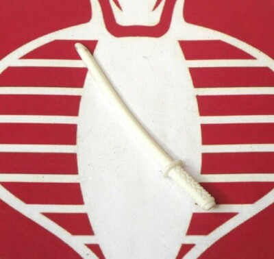 GI JOE Weapon White Sword 1:18 Scale Original Figure Accessory #0921-1