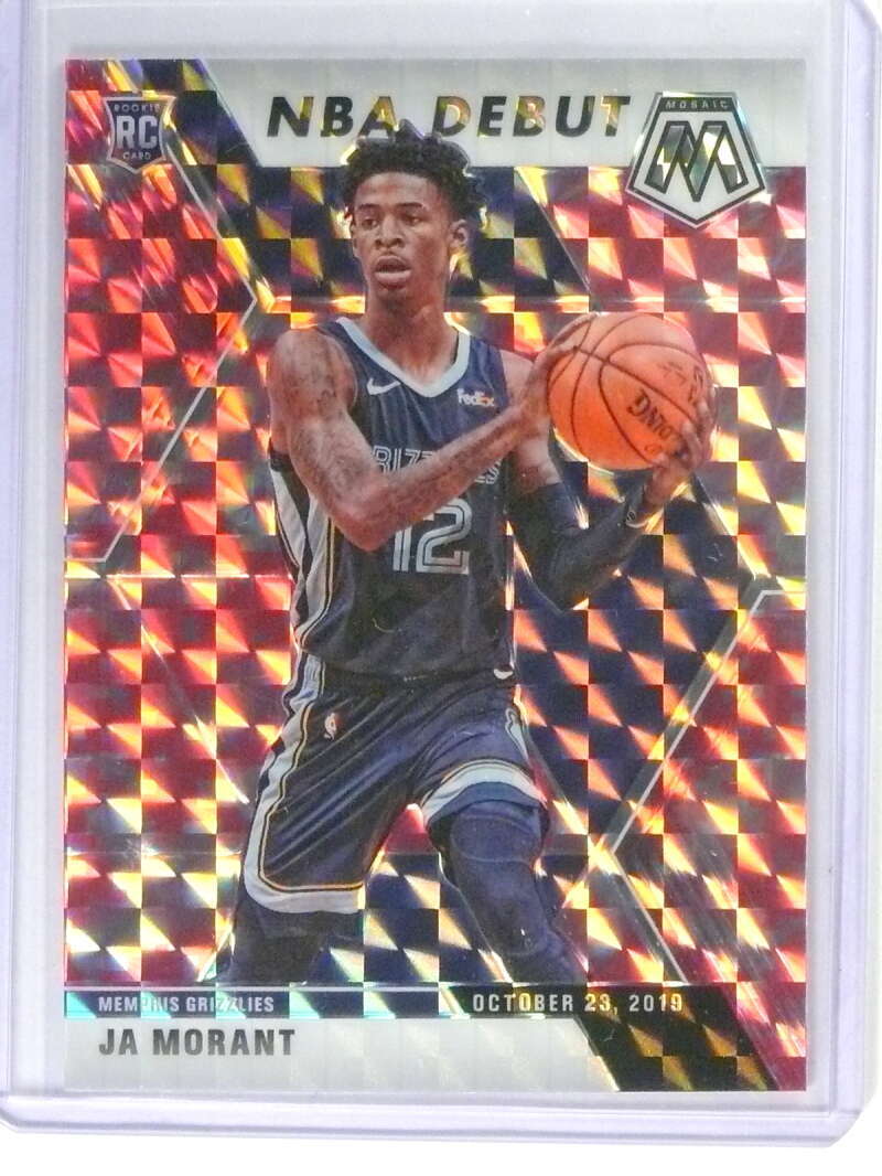 2019-20 Panini Mosaic Basketball Pink Camo Ja Morant Rookie RC