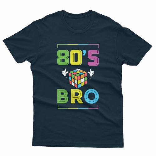 80s Bro Vintage Retro Nostalgia Party Costume Mens Unisex T Shirt #P1#Or#A - Picture 4 of 6