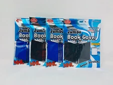 4 pack - It's Academic Premium Edition Jumbo Book Covers XXL Super Stretchy New