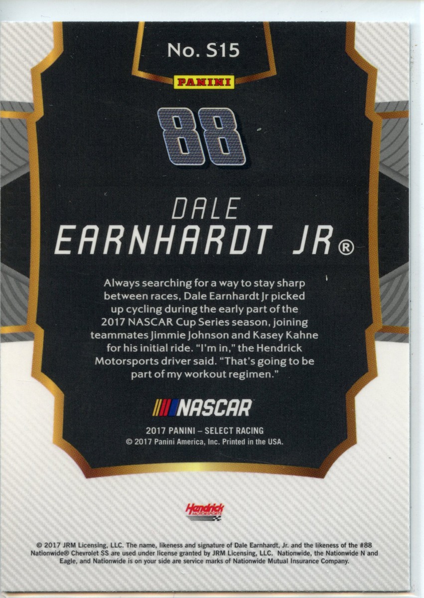 2017 Panini Select Racing NASCAR Select Stars #S15 Dale Earnhardt Jr