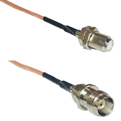 RG316 F FEMALE to TNC FEMALE RF Cable Rapid-SHIP LOT