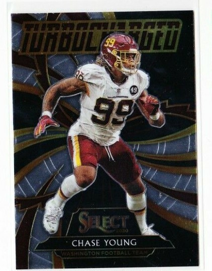 2020 SELECT CHASE YOUNG TURBOCHARGED ROOKIE T22 REDSKINS WFT MS