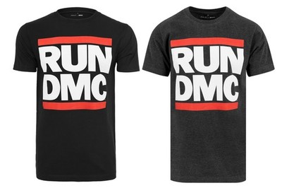 Mister Tee Herren T-Shirt Run DMC Logo Tee Print Übergrößen