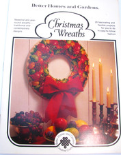 Better Homes Gardens Christmas Wreaths Pattern Book 1978 Vintage Holiday Craft