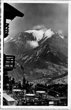 74 BETTEX SAINT GERVAIS - terrace of the hotel Arbois