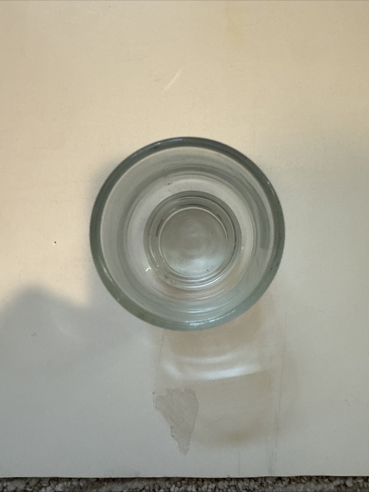 Northwest Orient Airlines Glass Footed Liquor Shot Glass Vintage 2.5” See Pics